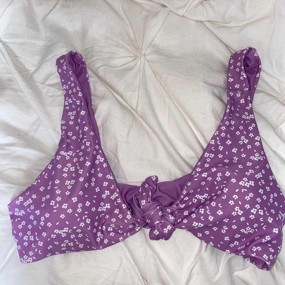 Zaful Floral Bikini Top